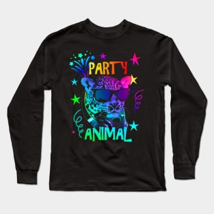 Cheetah Party Animal Long Sleeve T-Shirt